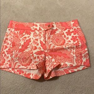J Crew Pink Print Shorts